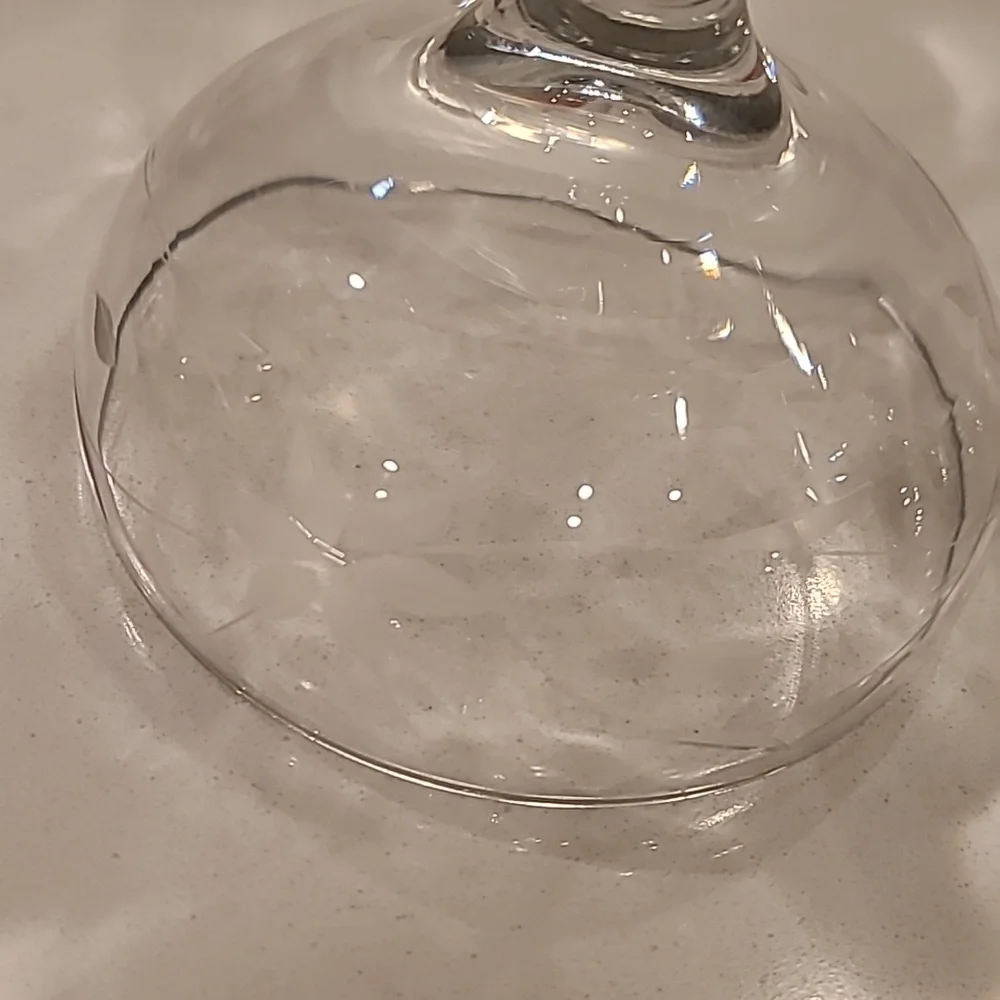 One Vintage Libbey Etched Mini Glassware